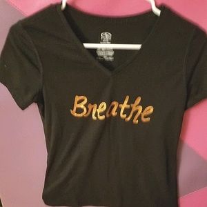 Athletic works cute black T Shirt